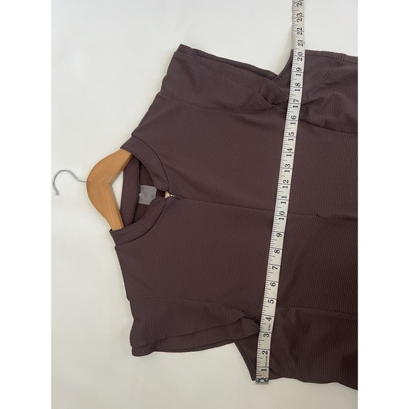 CALIA By Carrie Renew Texture Cap Sleeve Zip  Women's Top XL  Athleisure Golf - Picture 6 of 7